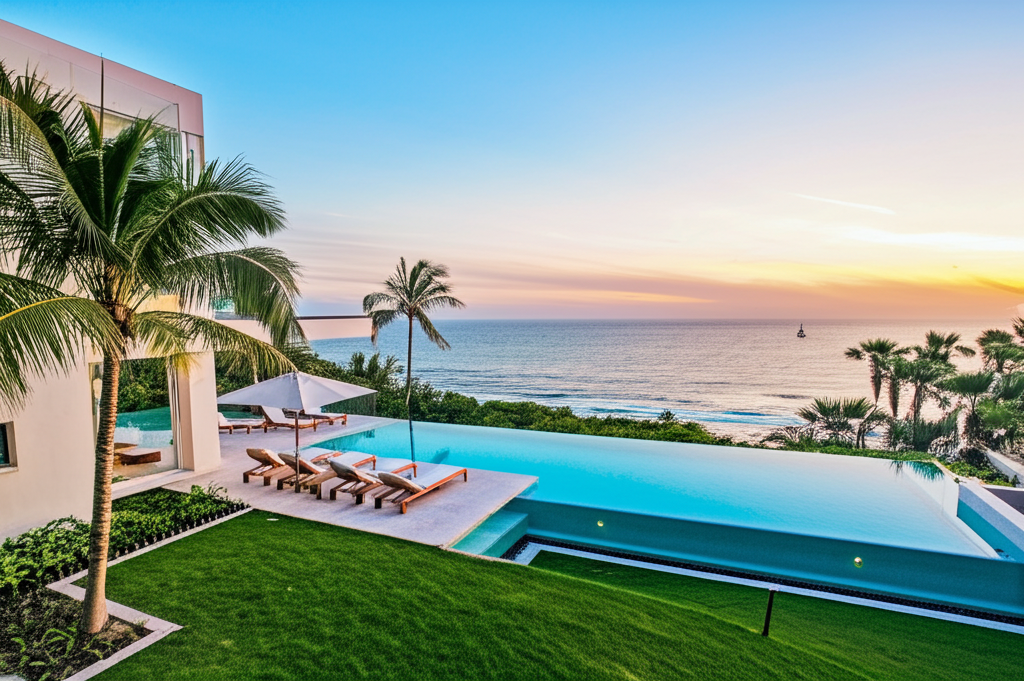 ویلای مدرن با استخر