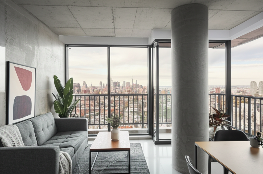 آپارتمان شهری با منظره